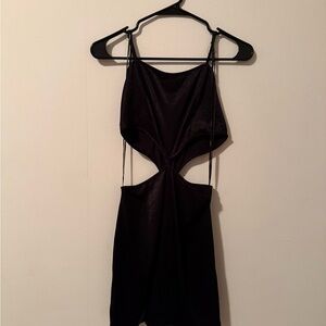 Forever 21 Black Backless Dress